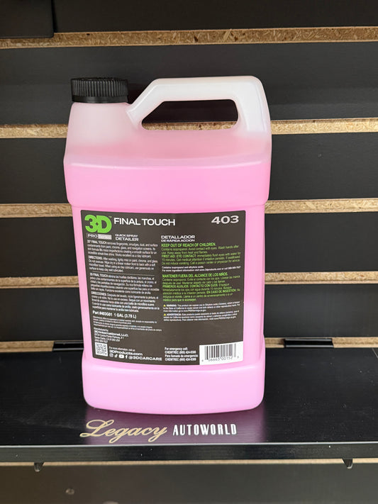 3D Final Touch Quick Spray Detailer