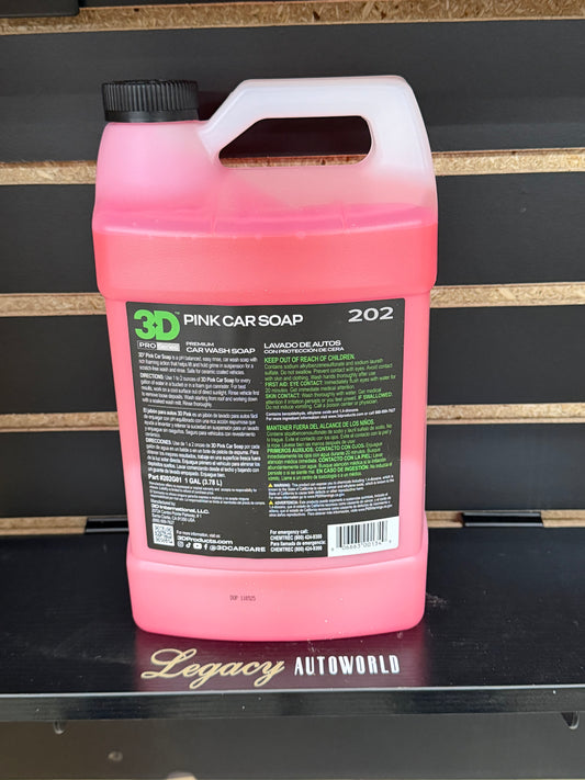 3D Pink Car Soap