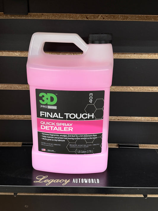 3D Final Touch Quick Spray Detailer